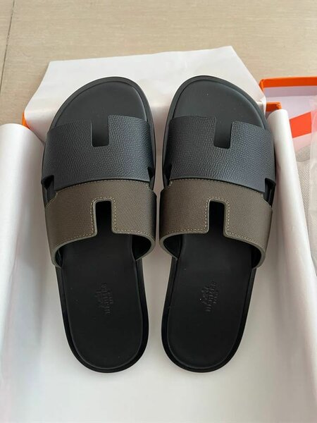 Sandales de luxe en cuir pour homme