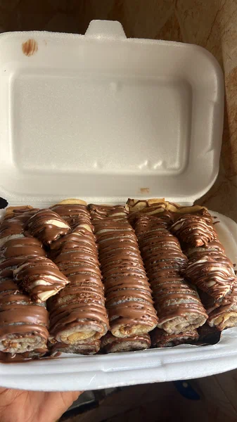 Crêpes au kinder Bueno