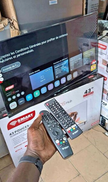 Smart TV 43" avec Télécommande