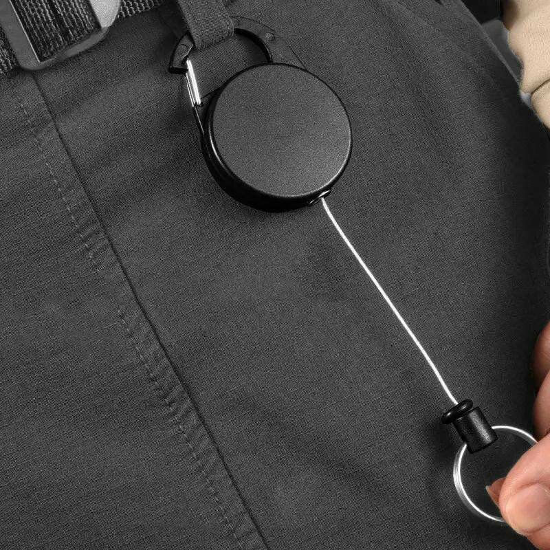 Porte-clés enrouleur rétractable