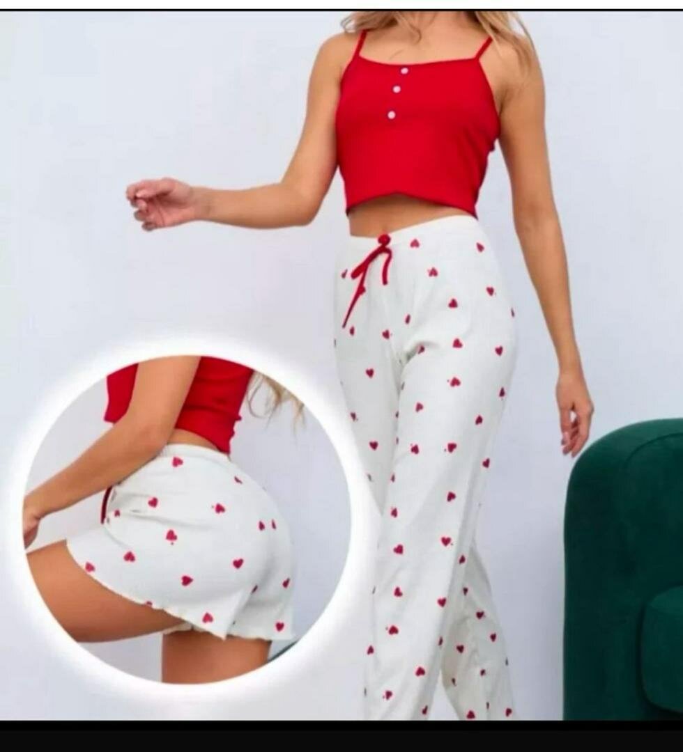 Pyjama confort cœur femme