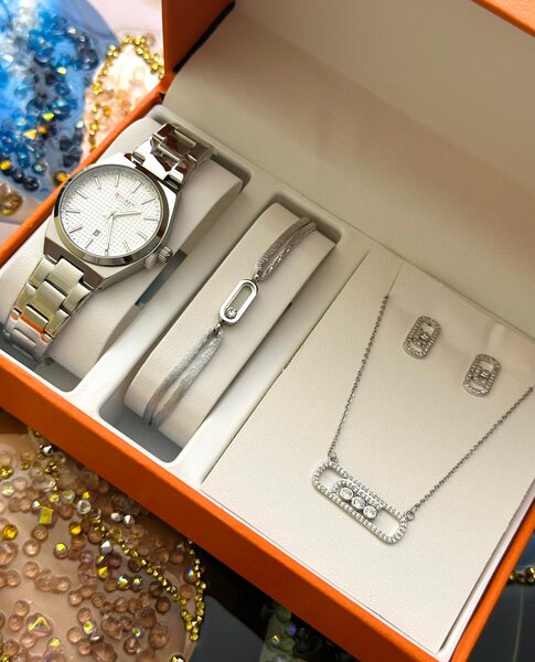 Coffret Montre et Bijoux Élégant