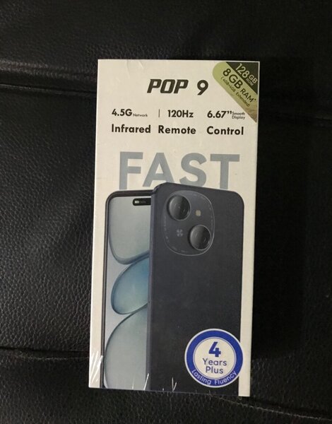 Tecno Pop9 128Gig with 8GB Ram