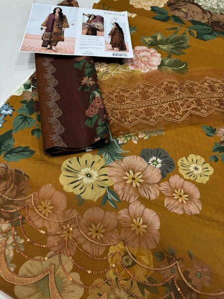 Printed lawn suit