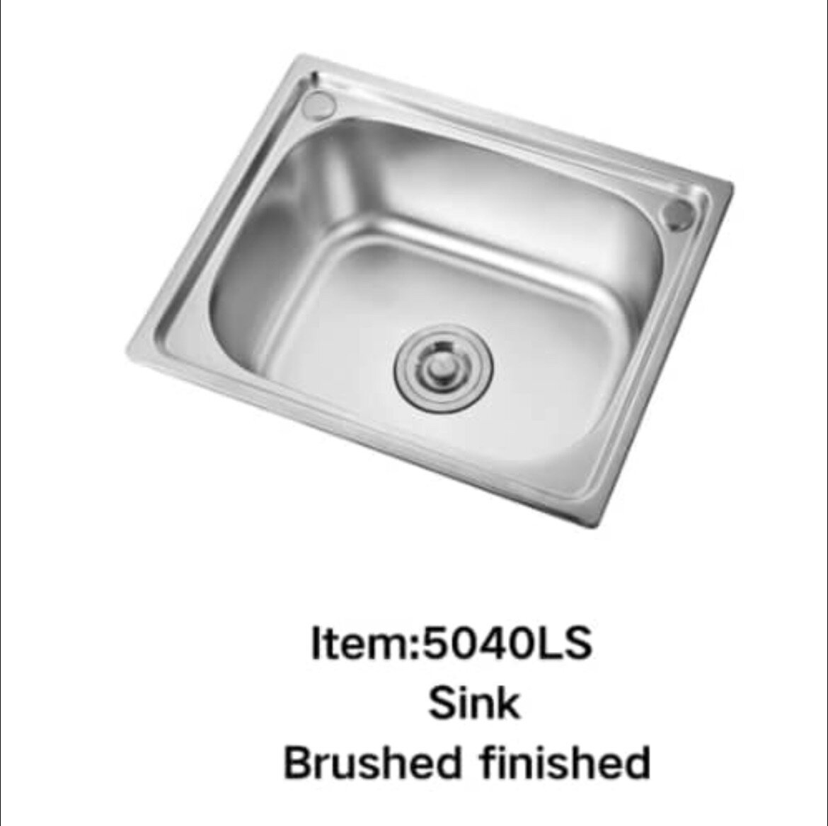 Évier Inox Fini Brossé