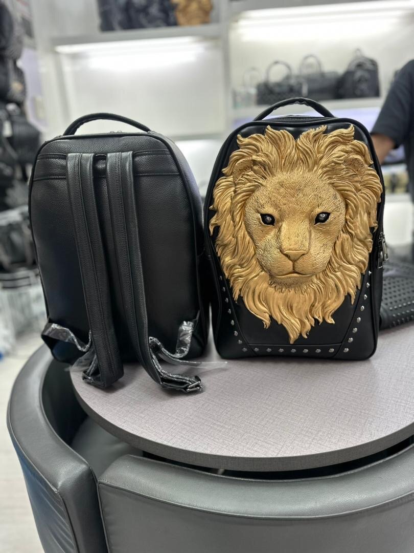 Sac à dos lion élégant
