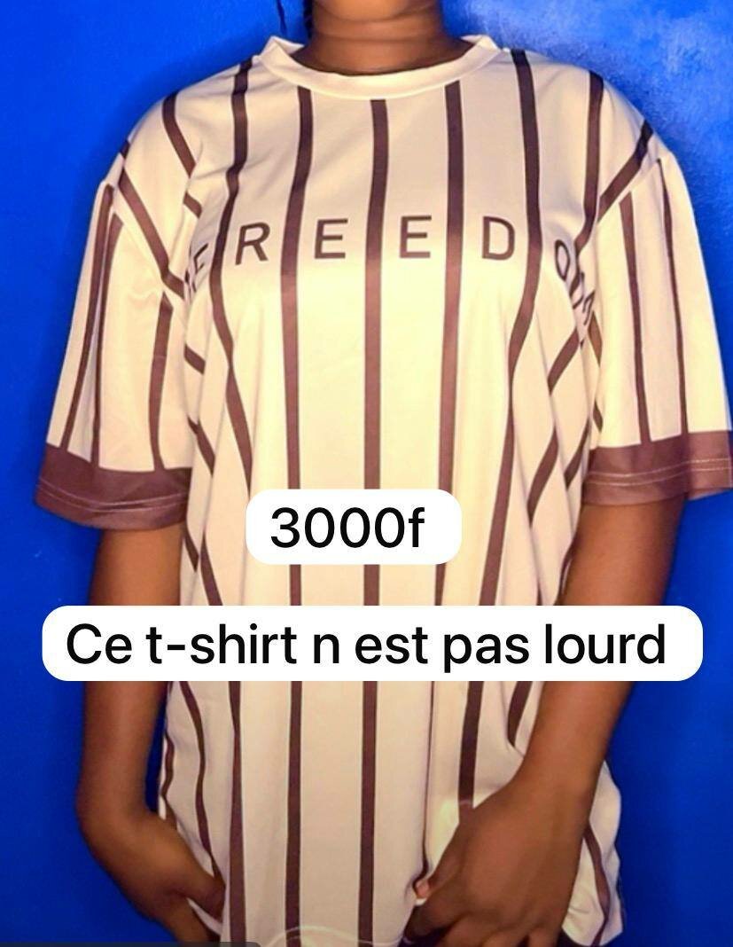 T-shirt décontracté imprimé