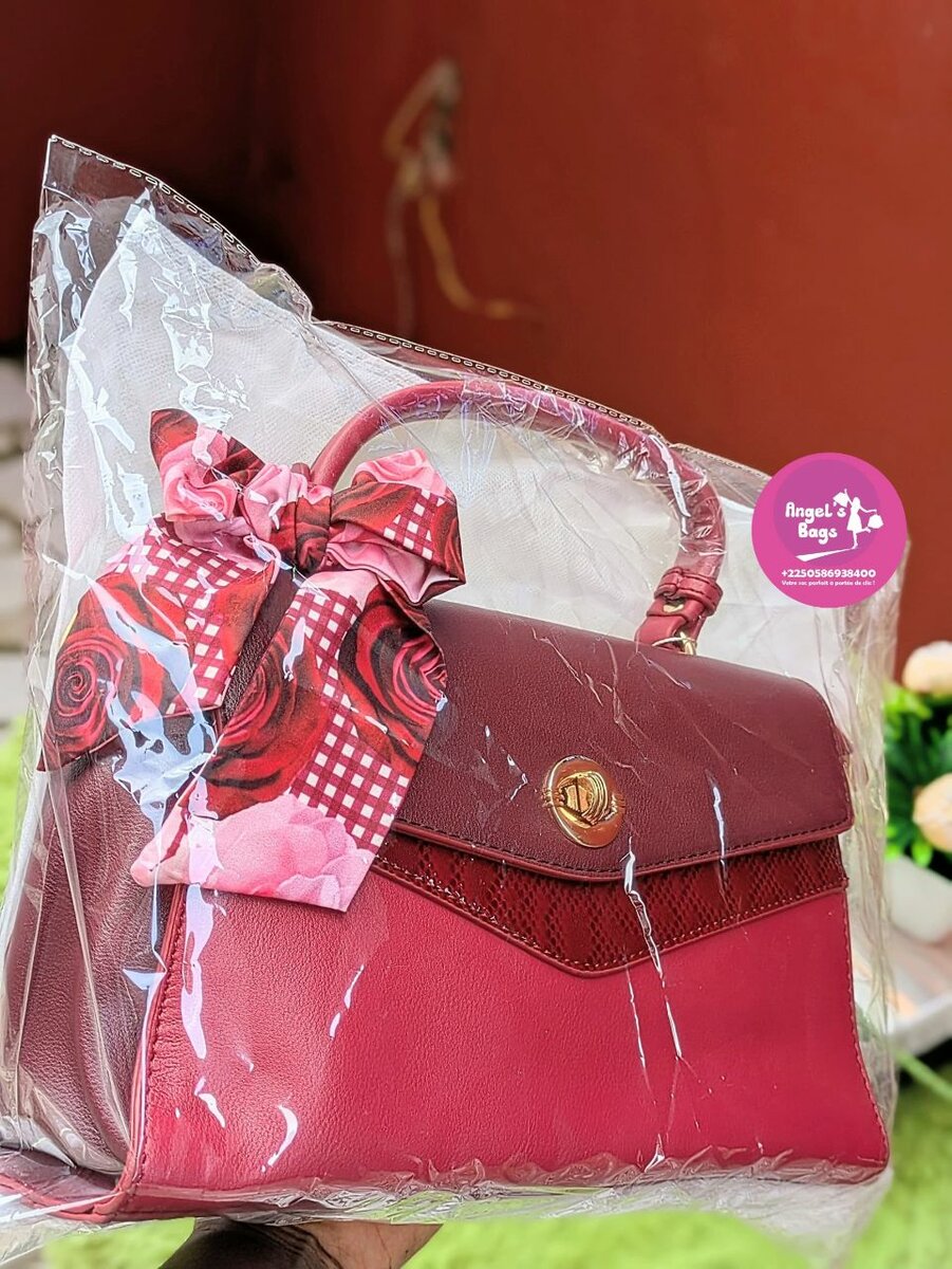 Sac à main rouge élégant