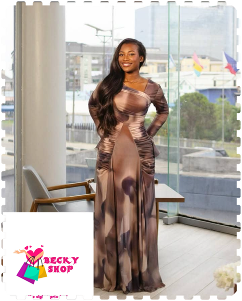 Robe longue élégante soirée