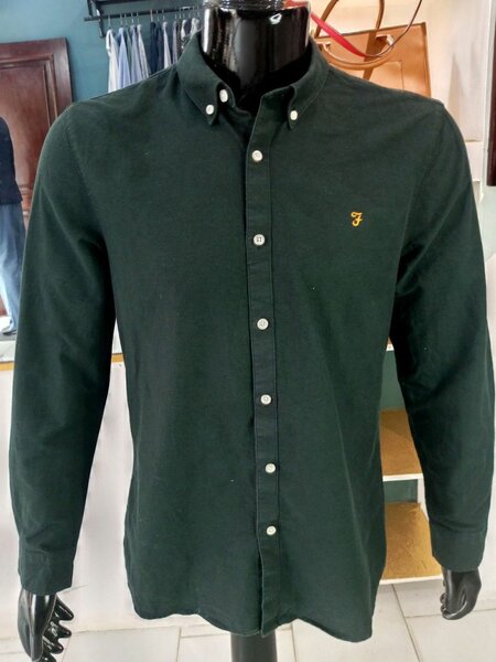 Chemise élégante vert homme