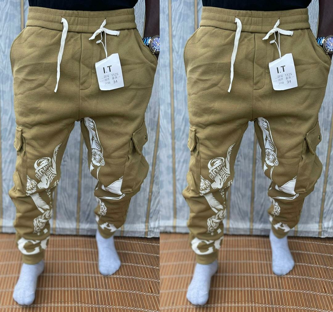 Pantalons cargo décontractés homme