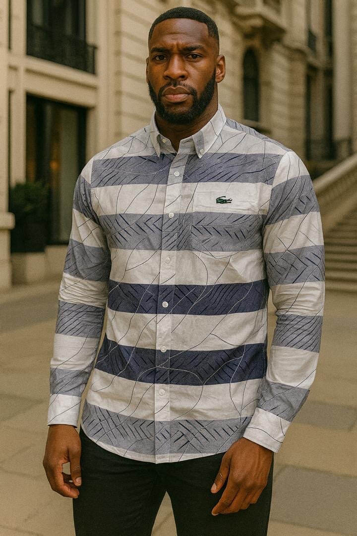 Chemise Homme à Rayures Élégante