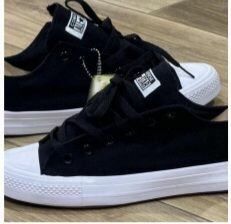 Converse blanc noir