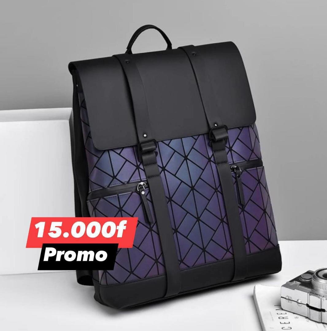 Sac à dos géométrique tendance