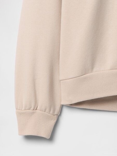 Unisex-Sweatshirt-Fleece-Beige