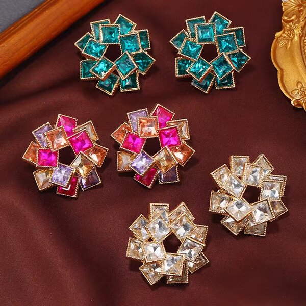 Boucles d'Oreilles Cristal Élégantes