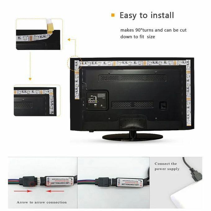 15 M Rgb LED Strip Lights USB