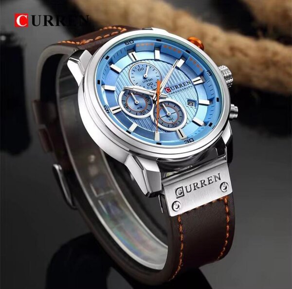 Montre Homme Curren Bleu