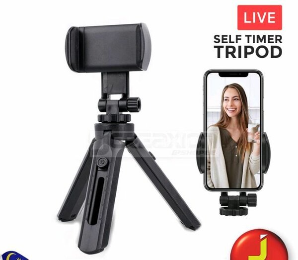 Tripod phone holder stands