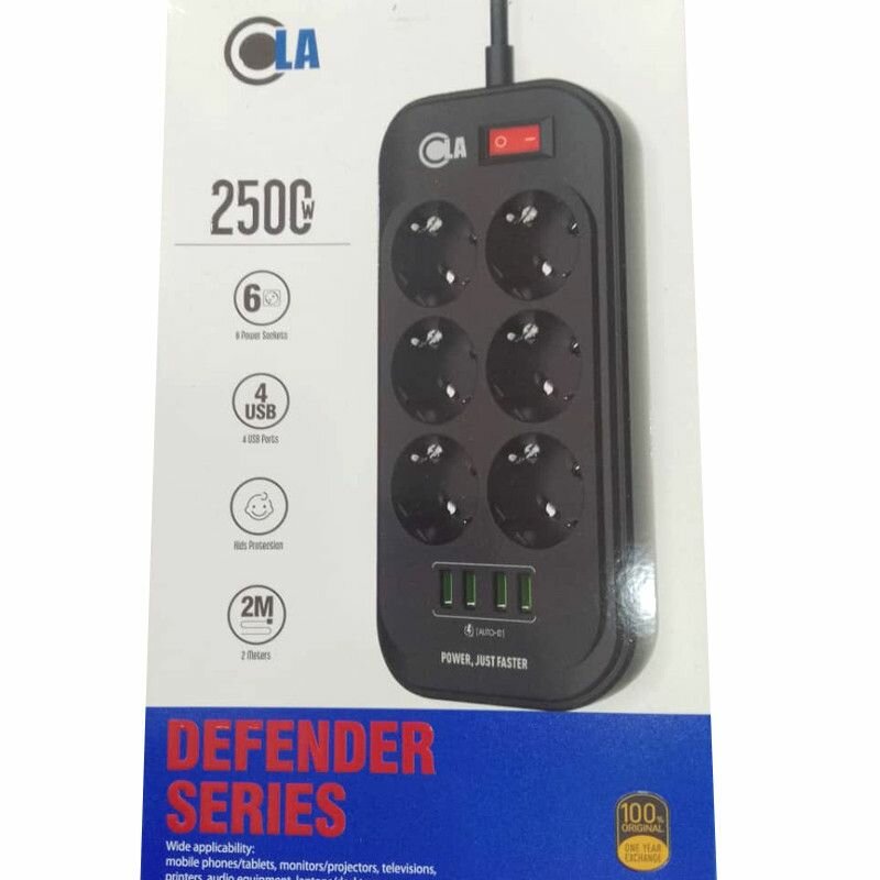 Multiprise OLA 6 Prises USB