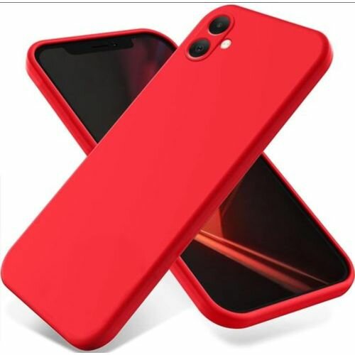 Coque silicone rouge compatible avec le SAMSUNG A05