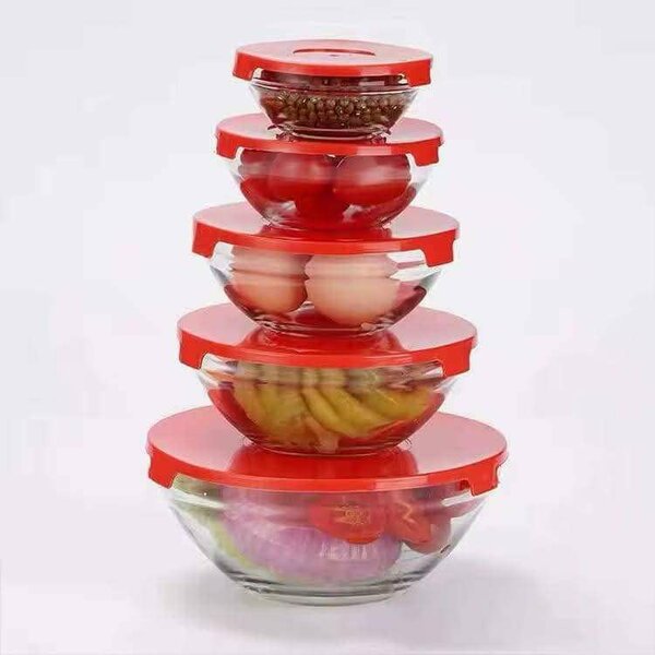 Set de bols en verre empilables