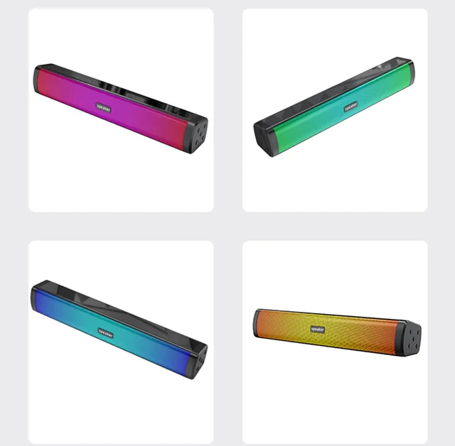 Kisonli I630 Bluetooth USB Soundbar - Compact and Powerful