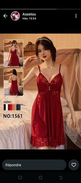 Nuisette en dentelle sexy