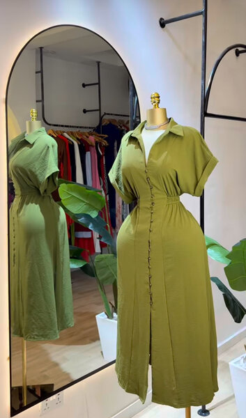 Robe Chemise Élégante Ceinturée