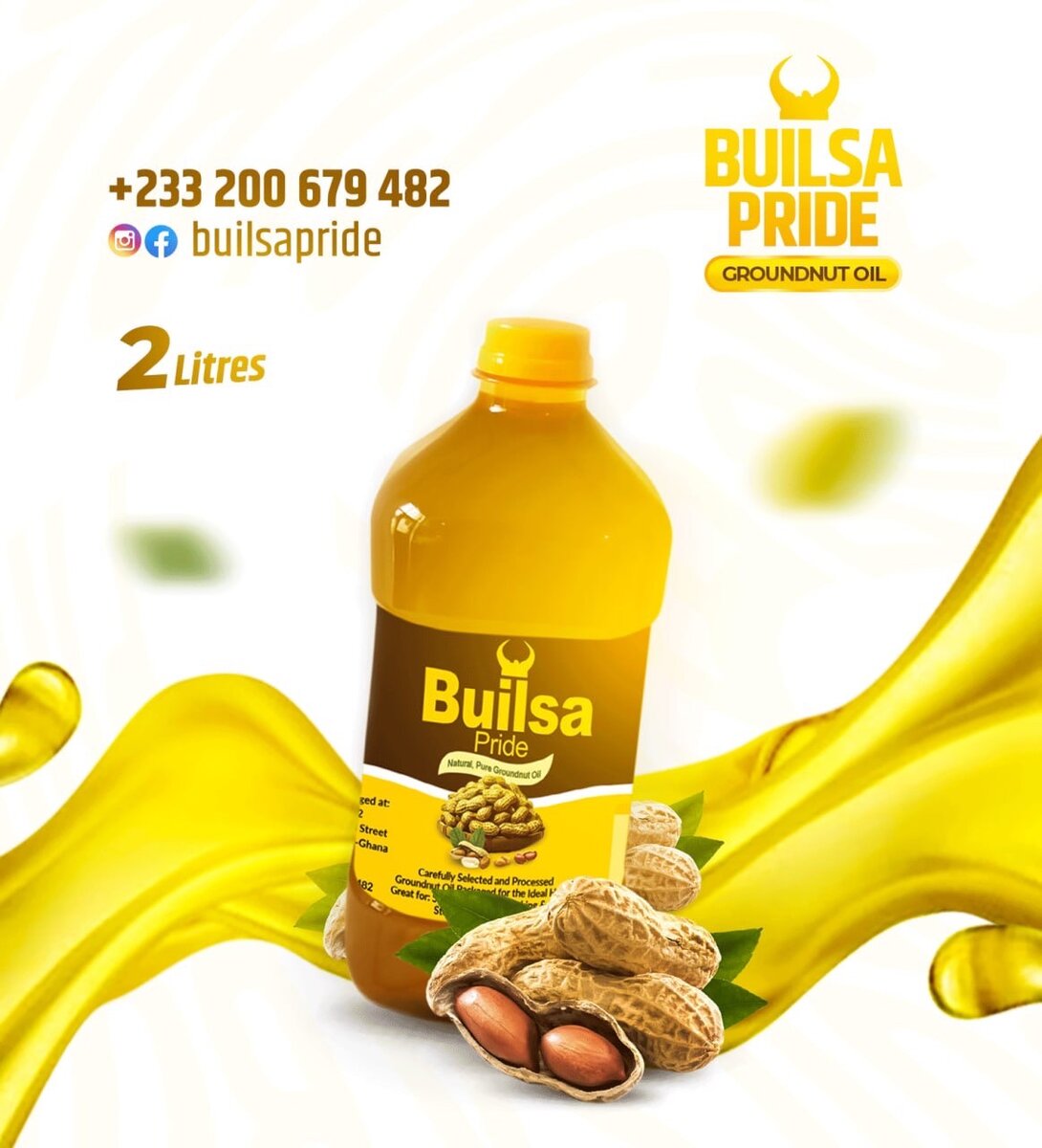 Groundnut cooking oil