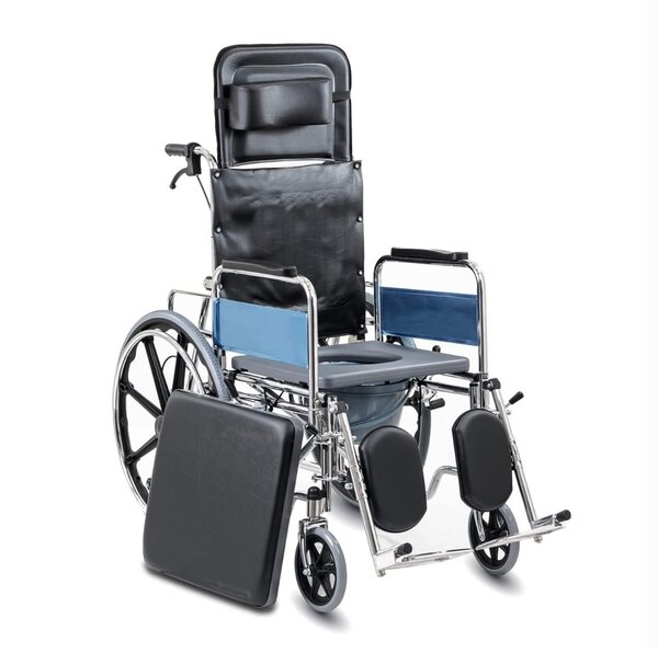 Wheelchair commode (Long back)