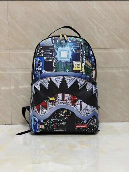 Sac à dos imprimé circuit