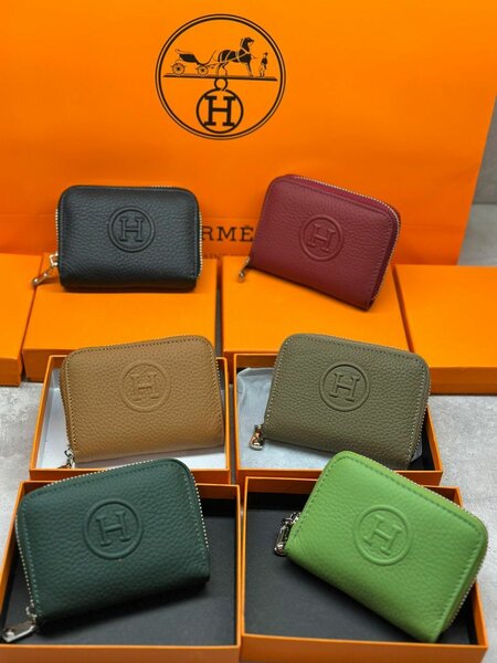 Кожаные мини кошельки