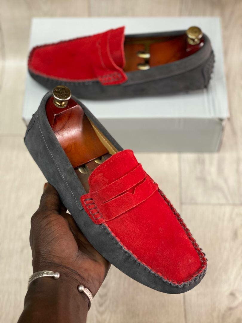 Mocassins en daim élégants