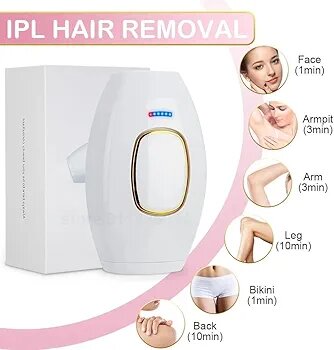Hair Removal Device for Women and Men, IPL Laser Hair Remova
