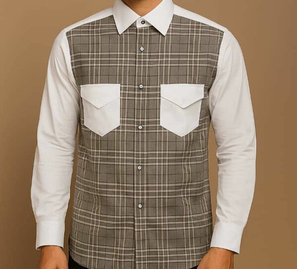 Chemise à carreaux élégante