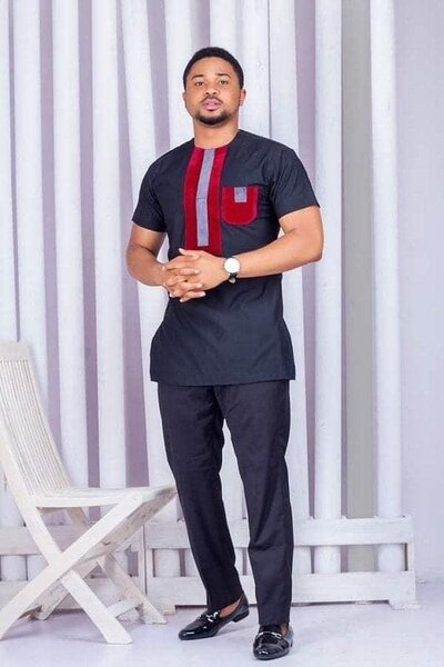 Boubou Africain pour Hommes Élégant