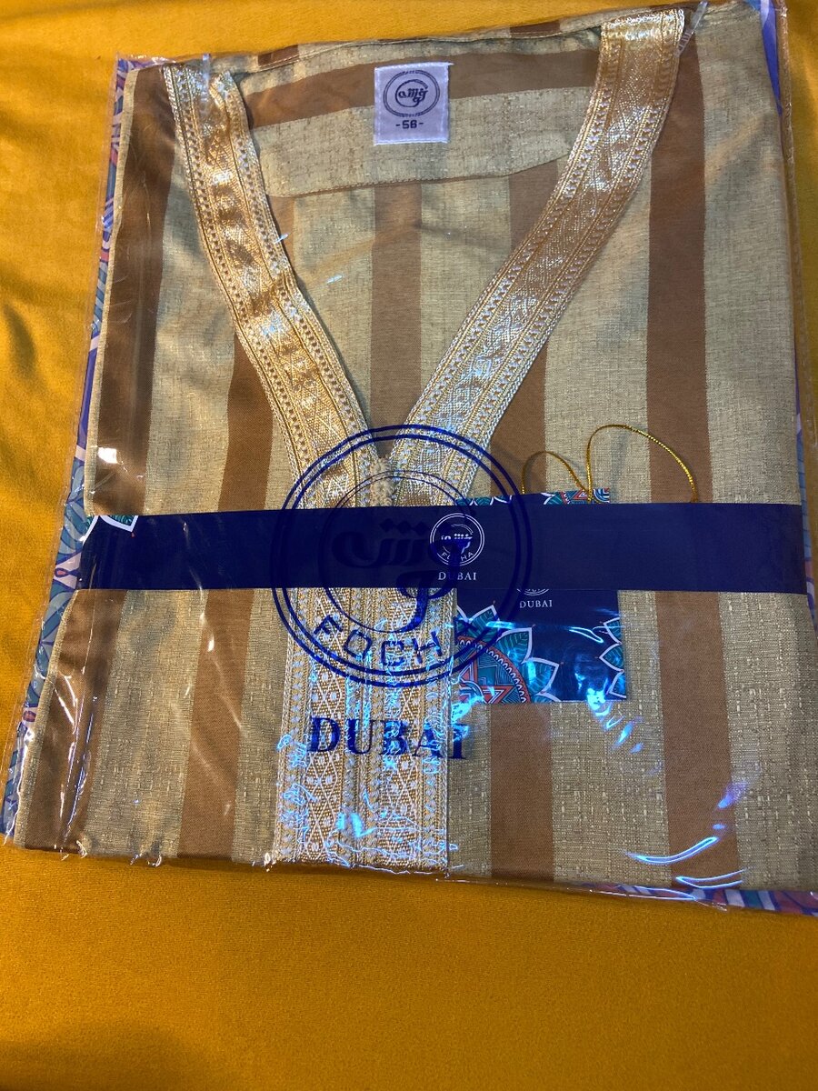 Tunique Homme Dubai Dorée