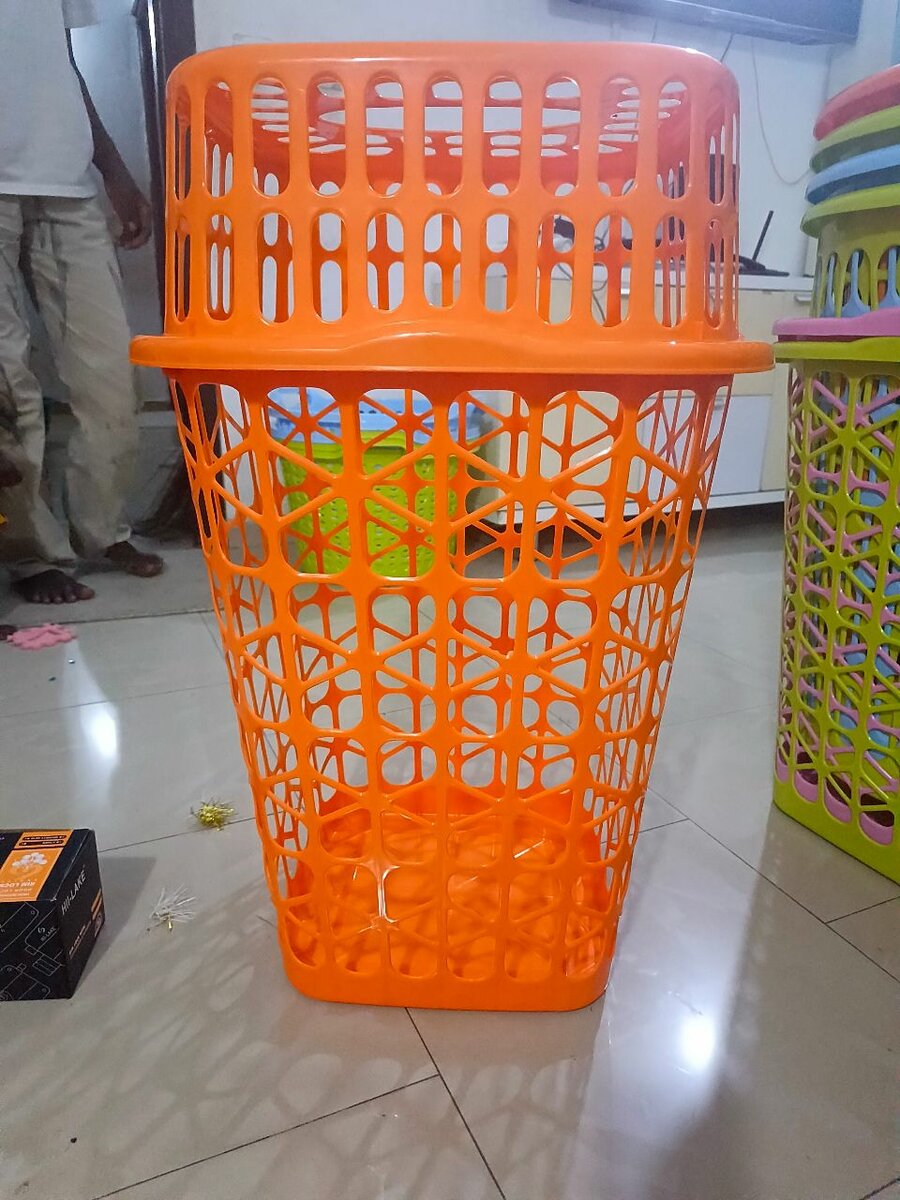 Panier à linge ventilé