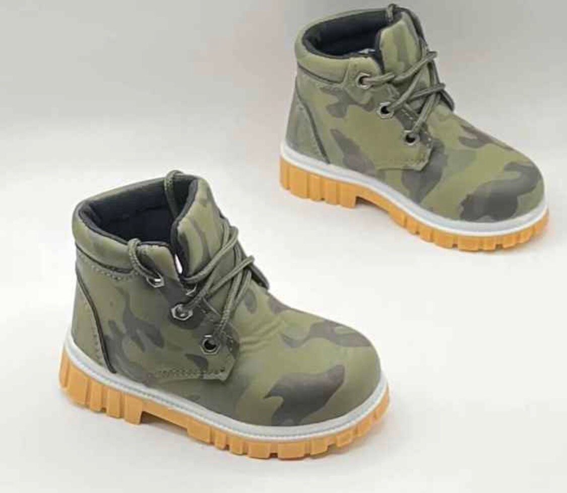 Bottes camouflage enfants