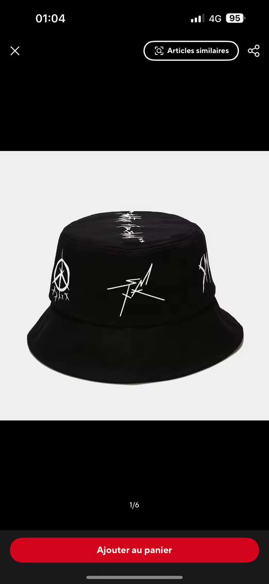 Chapeau bob réversible tendance