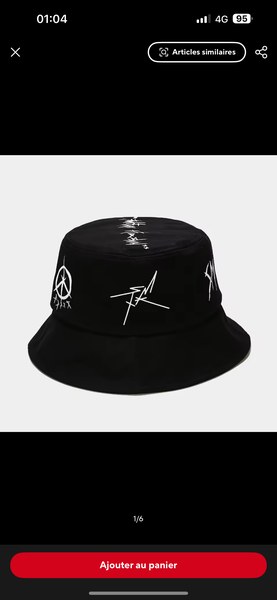 Chapeau bob réversible tendance