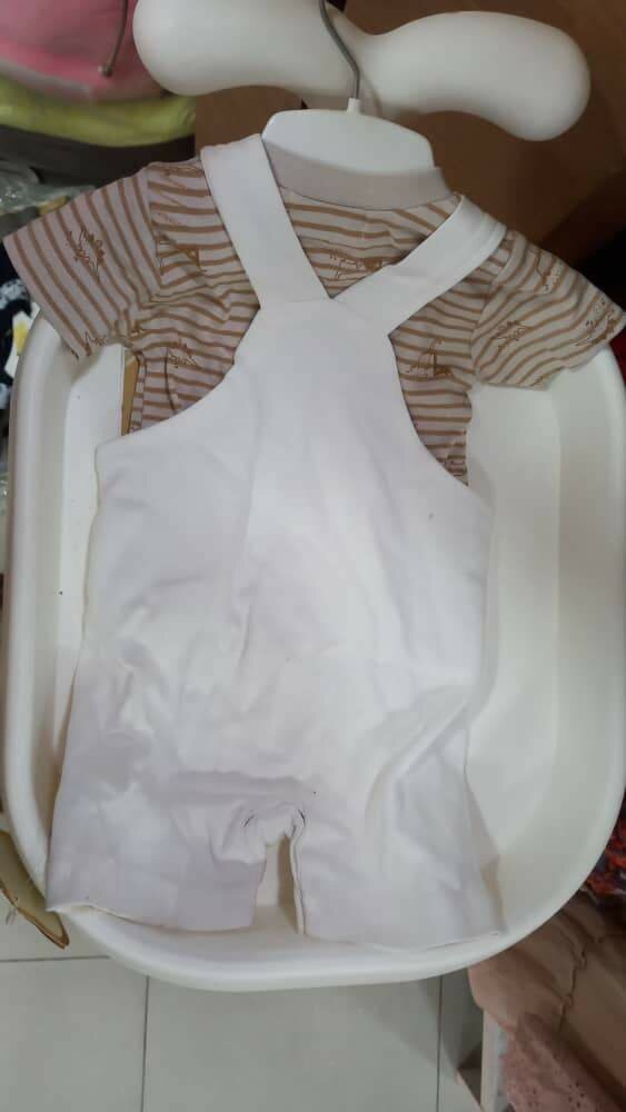 Ensemble Bébé Salopette et T-shirt