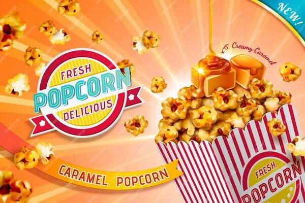 Popcorn Caramel Delicieux