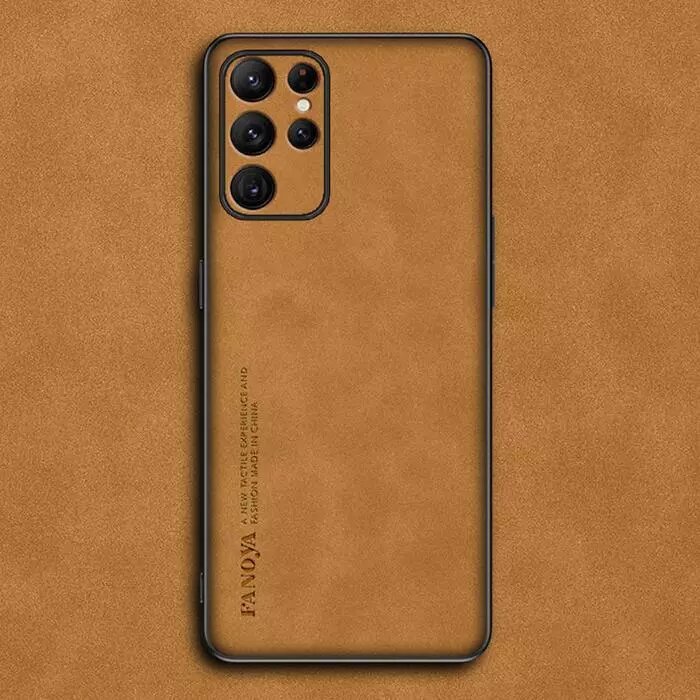 Coque luxe cuir téléphone