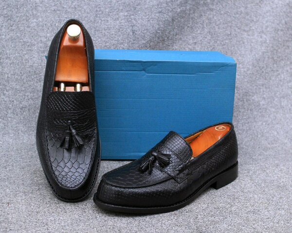 Mocassins élégants en cuir