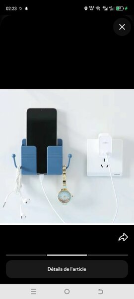 Support mural pour téléphone