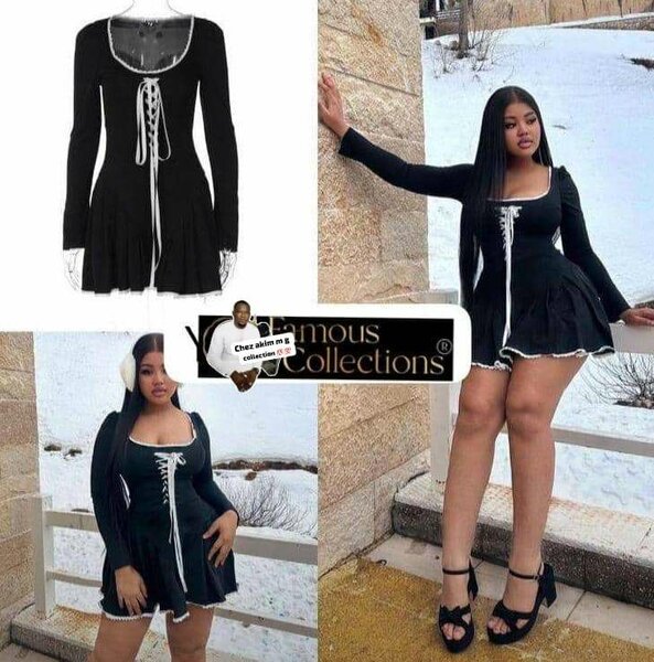 Mini robe noire