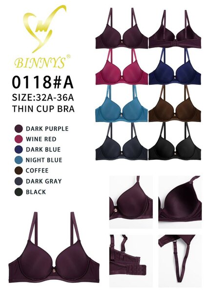 Soutien-gorge mince coloré