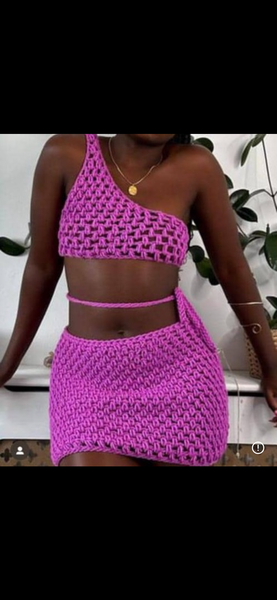 Ensemble Bikini Crochet Femme